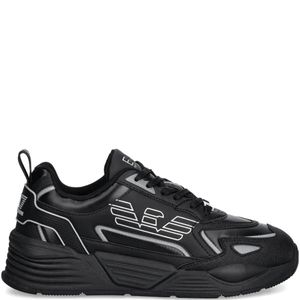 Baskets À Patch Logo EA7 en coloris Noir