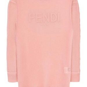 Fendi モノグラム ロゴ セーター ピンク