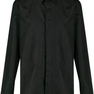 メンズ Maison Margiela テーラード シャツ ブラック