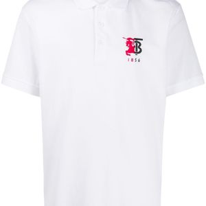 メンズ Burberry Tb ロゴ ポロシャツ ホワイト