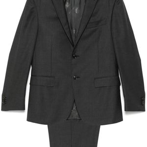 Corneliani Black Single-Breasted Suit for men