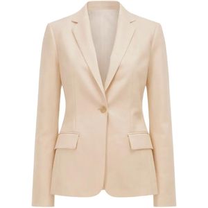 Susan Bender Natural Notched Lapels Blazer