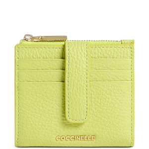 Coccinelle Yellow Press-Stud-Fastening Wallet