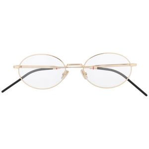 Dior オーバル眼鏡フレーム メタリック