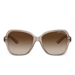 ARMANI EXCHANGE Brown Oversize-Frame Sunglasses