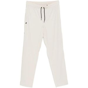 K-Way White Merager Travel Drawstring Trousers for men