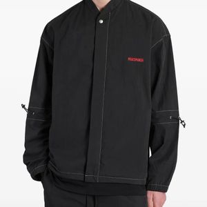 Peacemaker Oamc Black Contrast-Stitch Shirt for men