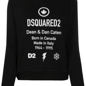 DSquared² ロゴ スウェットシャツ ブラック