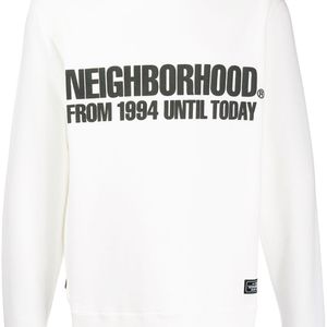 メンズ Neighborhood ロゴ スウェットシャツ ホワイト