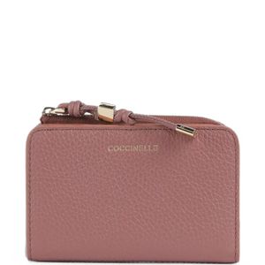Coccinelle Purple Pebbled-Texture Wallet
