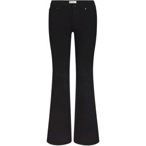 FRAME Black Jean Évasé À Taille Haute