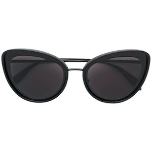 Alexander McQueen Schwarz Cat-Eye-Sonnenbrille