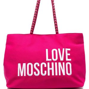 Love Moschino ロゴ ハンドバッグ ピンク