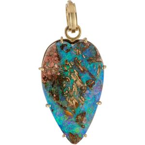 Sylva & Cie Blue Australian Opal Pendant