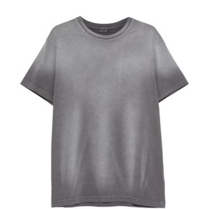 Mugler Grey Short-Sleeve Crew Neck T-Shirt