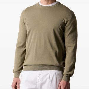 Brooks Brothers Green Crew-Neck Sweater for men