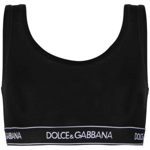 Dolce & Gabbana ロゴ ブラジャー ブラック