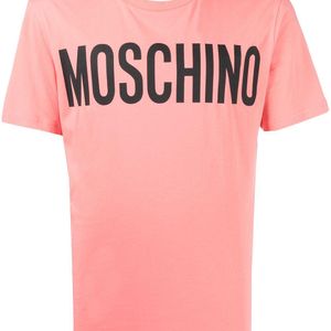 T-shirt con stampa di Moschino in Rosa da Uomo