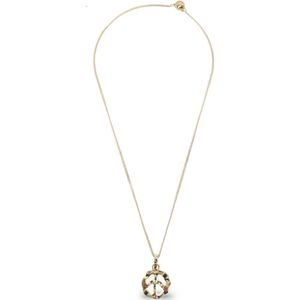Palm Angels White Pendentif Peace À Ornements