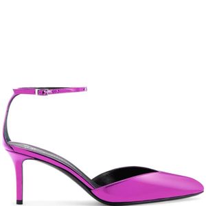 Giuseppe Zanotti Pink Alenee Leather Pumps