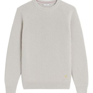 Grayed Gerippter Pullover in Weiß für Herren