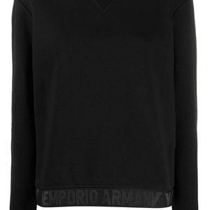 Emporio Armani ロゴ セーター ブラック