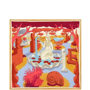 Inoui Edition Red Inoui Square Scarf