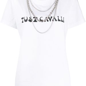 Just Cavalli ロゴ Tシャツ ホワイト