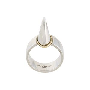 Givenchy Metallic Shark Tooth Ring