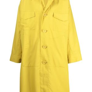 Issey Miyake Regenmantel im Oversized-Look in Gelb für Herren