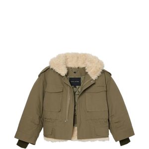 Marc Jacobs Green Cropped Cargo Parka