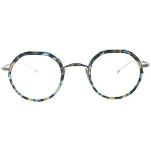 Thom Browne ラウンド 眼鏡フレーム ブルー