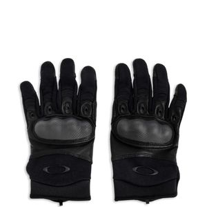 Oakley Black Factory Pilot 2.0 Panelled Knuckle-Guard Gloves for men