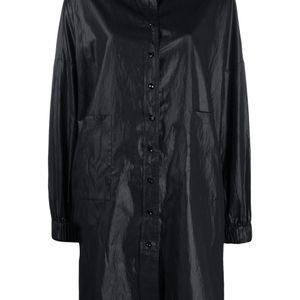 YMC パッチポケット シャツドレス ブラック