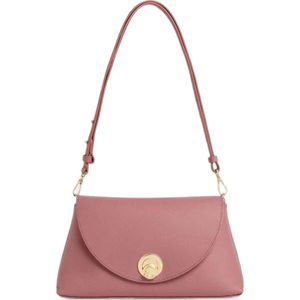 Coccinelle Pink Medium Nikla Leather Shoulder Bag