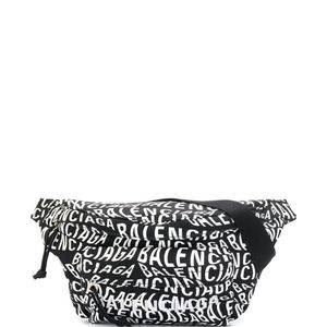 Balenciaga Gürteltasche Aus Nylon Mit Logo in Schwarz für Herren