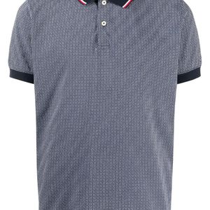 Tommy Hilfiger Blue Logo Embroidered Polo Shirt for men