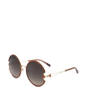 Missoni White Geometric-Frame Sunglasses