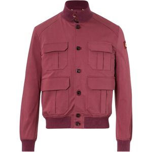 Billionaire Red Veste Bomber À Design Multi-Poches for men
