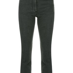Pantalon crop slim Nanushka en coloris Noir