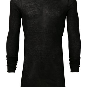 メンズ Rick Owens セミシアー Tシャツ ブラック