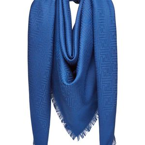 Fendi モノグラム スカーフ ブルー