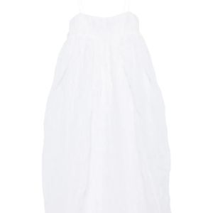 CECILIE BAHNSEN White Vilma Maxi Dress
