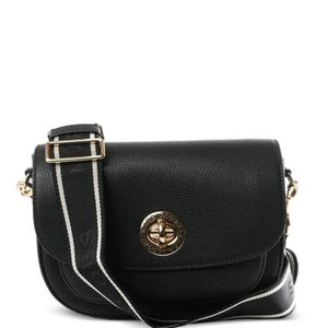 Marc Jacobs Black Sac Porté Épaule À Bride Logo