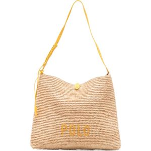 Polo Ralph Lauren Natural Raffia Tote Bag
