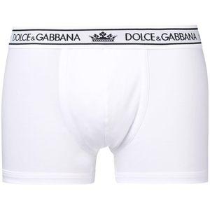 メンズ Dolce & Gabbana ロゴ ボクサーパンツ ホワイト