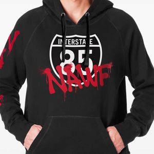 KTZ Grey Printed Hoodie for men