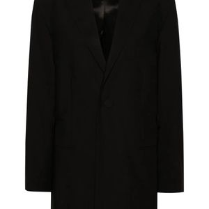 Gauchère Black Belted Wool Blazer