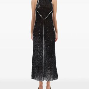 DIESEL Black M-Rab Ribbed Sleeveless Maxi Dress