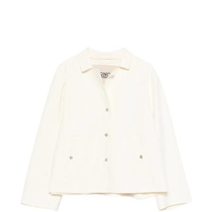 Chaqueta Con Bolsillo Con Botón Herno de color Blanco